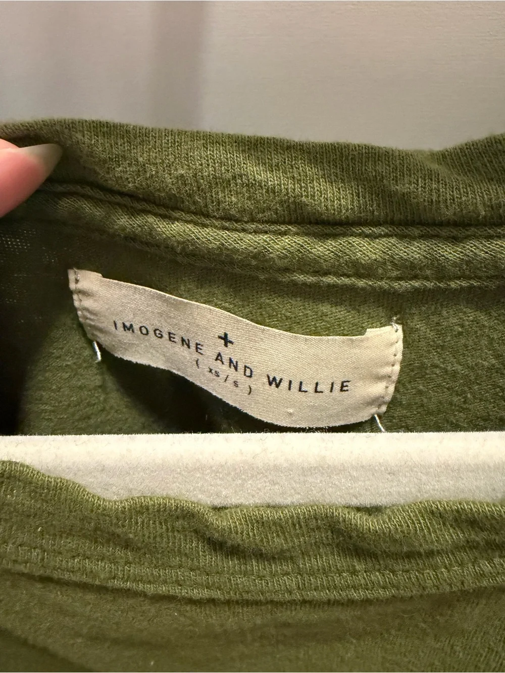Imogene and Willie - Vibrant Olive Green Women’s Tee - Picture 2 of 2